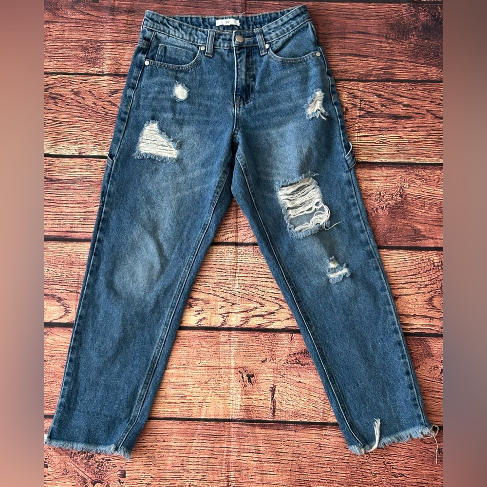 BP. Women’s Jeans Blue Distressed Denim‎ 24